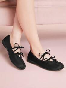 CUCCOO DOLLMOD Women Fashion Flat Casual Shoes, Minimalist Everyday Wear