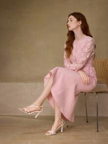 MOTF PREMIUM 夏季方头罗马高跟凉鞋 - 白色 - 查看 10