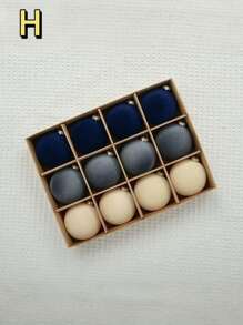 12 个天鹅绒装饰球、植绒树球装饰、防摔塑料灯泡装饰球适合庆祝节日、生日派对、派对、家居装饰、摄影道具。 - 彩色 - 查看 14