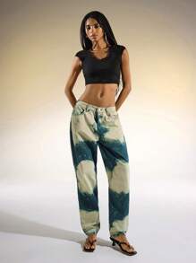 Easelle Women's Front Button Pocket Casual Denim Jeans, Daily Wear