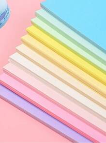 A4 尺寸 230gsm 彩色硬卡纸适合儿童 DIY 手工制作、折纸、绘画、贺卡、办公室打印返校 - 彩色 - 查看 1