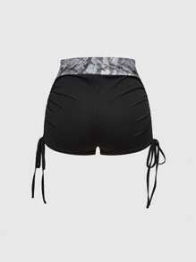 ROMWE 女士高腰性感热裤短裤