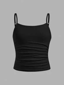 SHEIN Girlism 3pcs Tween Girls Fitted Casual Sports Performance Tank Top Sets, School, Campus, College