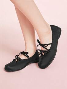 CUCCOO DOLLMOD Women Fashion Flat Casual Shoes, Minimalist Everyday Wear
