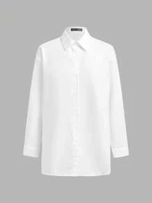 SHEIN EZwear 3-teiliges Damen-Set: Hemd, Trägershirt und Leggings, geeignet für tägliche Sportbekleidung - Schwarz und Weiss - Übersicht 4