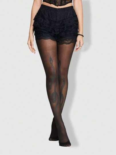 Goth Collant sexy e carini, adatti da indossare con i pantaloncini