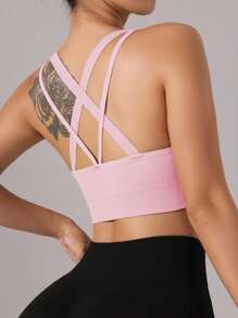 Easithlete Juego de sujetador deportivo sin costuras, simple y elegante, adecuado para el verano