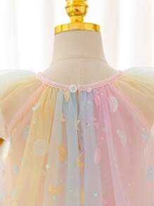 SHEIN Glamorique Kids Young Girls Dresses,Easter - Multicolor - View 6