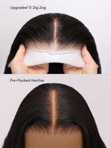 3D Body Pre Bleached Invisible Knots Pre Cut Plucked Pre Everything Wig Body Wave 100% Human Hair Wig Black With Blonde Highlights 13x4 Lace Frontal Wigs For Women - SNATURAL/30 - View 7