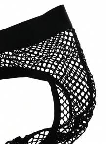 男士纯色性感镂空丁字裤内裤