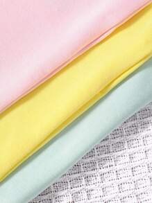 3pcs Baby Girls Cute Candy Color Ruffle Trim Camisole Vests, Suitable For Spring/Summer Daily Wear Or Outdoor Play - Multicolor - View 6