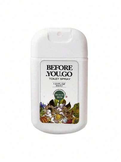 SHEIN 1 pieza Mini Spray para el Inodoro Antes de Ir, Atomizador de Bolsillo de 30ml/1.01 Onzas, Ambientador de Viaje - Aroma a Coco, Limón, Bergamota y Pomelo - Esenciales de Viaje, Aromaterapia, Ambientador Hogar, Difusor, Regalo, Decoración del Hogar