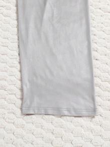 Men's Striped Round Neck Raglan Sleeve Top And Pants Lounge Outfit