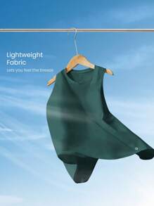 GLOWMODE Mesh Training Racerback  Tank Gym Wear Medium Impact Running Workout Quick Dry Moisture Wicking Cool Feeling - Mistle Toned - View 5