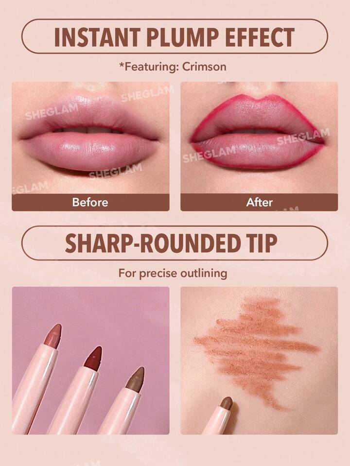 SHEGLAM So Lippy リップライナー-ニュートラル クリーミー
