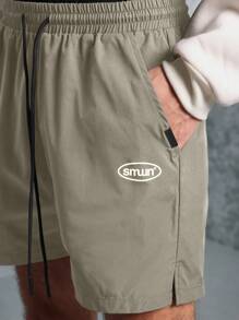 SUMWON Pantalones cortos deportivos de nailon ligeros para entrenamiento, fitness, entrenamiento, running, footing, deporte de rendimiento, de secado rápido y transpirables, con bolsillos laterales, para verano y primavera