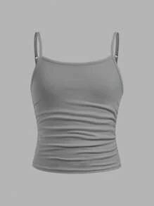 SHEIN Girlism 3pcs Tween Girls Fitted Casual Sports Performance Tank Top Sets, School, Campus, College