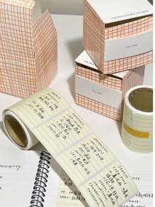 SHEIN ملصقات ملاحظات خطوط مسطرة أساسية للقرطاسية لتدوين الملاحظات