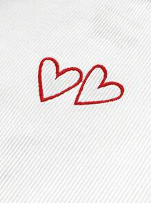 INAWLY 3pcs/Set Women Heart Pattern Embroidered Cami Tank Top - Multicolor - View 5