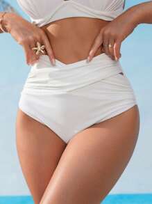 Swim Lushoire Women's Basic Slimming Swimwear Bottom