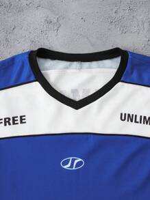 Manfinity Dauomo Men's Minimalist Style Pullover Sweatshirt, Suitable For Summer - Blue - View 7