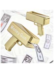 Raining Money Banknote Gun 100pcs Toy Money Fashion Party Outdoor Games Fun Funny Gift - Multicolor - View 5