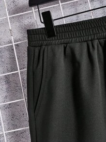 Manfinity EMRG Streetwear Gangster Mask Printed Plus Size T-Shirt Set For Men - Multicolor - View 2