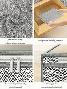 1 pieza Bolsa de almacenamiento debajo de la cama de gran capacidad con cremallera, a prueba de polvo, caja de almacenamiento transparente en la Top para debajo de la cama, organizador ligero para ropa, mantas, ropa de cama, contenedor plegable de organización del armario para decoraciones, decoración de festivales, decoración de habitaciones, decoración del hogar, decoración de dormitorio