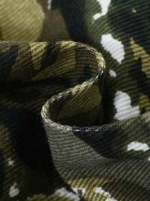 Quần jeans ống rộng DENIMLY YOUNG cho trẻ em, chất liệu 100% cotton, họa tiết rằn ri tương phản, dây đeo có thể điều chỉnh và túi phẳng phía trước, quần jeans ống rộng thoải mái và túi phẳng phía sau. - Nhiều màu - Xem 3