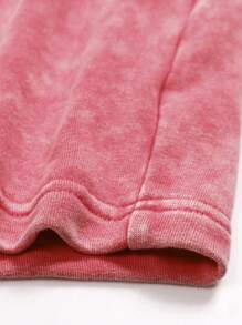 ROMWE MEN Street Life Men's Drawstring Waist Pocket Loose Casual Versatile Shorts - Red - View 4