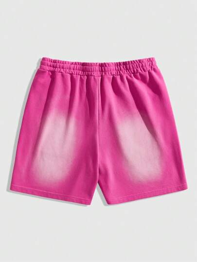 Street Life Men's Virgin Mary Slogan Print Drawstring Waist Shorts