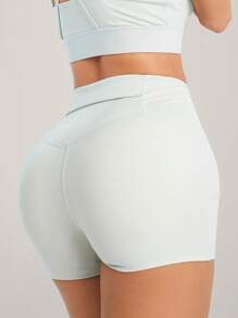 Tropiluxe Women Professional Sports Plain Mini Shorts Sportwear For Daily Wear