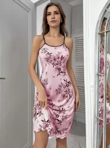 Vestido de tirantes con estampado floral para mujer, minimalista y de moda, apropiado para el verano