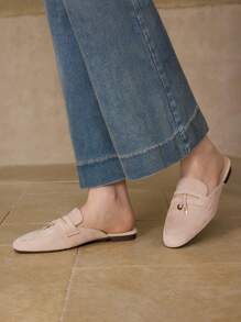 MOTF PREMIUM WOMEN'S SIMPLE & COMFORTABLE FLAT SHOES FOR CHRISTMAS - Baby Pink - View 2