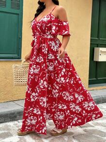 SHEIN VCAY Váy hở vai hở vai in hoa cỡ lớn Váy mùa xuân cho nữ Váy chống nắng cho nữ Váy nghỉ mát Trang phục nghỉ hè cho nữ Mùa xuân Trang phục sinh nhật phương Tây cho nữ Quần áo Boho cho nữ Trang phục rave Old Money Trang phục đi chơi Trang phục giáo viên cho nữ Trang phục ăn trưa cho nữ Kỳ nghỉ bãi biển Fairycore Kỳ nghỉ bãi biển Trang phục công sở giản dị thanh lịch cho phụ nữ Trang phục công sở dễ thương Fairycore cho phụ nữ Tốt nghiệp công sở Khách dự tiệc cưới Nhiệt đới - Nhiều màu - Xem 4