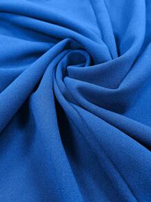 Elenzga Elegant Oblique Shoulder Asymmetric Hem Pleated Waist Solid Color Maxi Dress, Versatile For Commuting, Party, And Charm