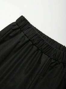 SHEIN 2pcs/Set Tween Boy's Classic Black Business Formal Suit Vest Jacket + Straight Leg Pants, Versatile For Daily Wear, Banquets, Parties, Gatherings - Black - View 5