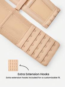 LUVLETTE Plus Woman 内衣裸色透气无肩带隐形无缝聚拢钢圈 T 恤内衣外穿基本款半罩杯文胸 - 杏色 - 查看 8