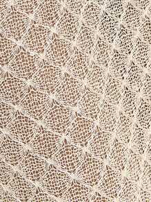 Nöista 长裙针织沙滩装腰带夏季衣服女士 - 杏色 - 查看 6