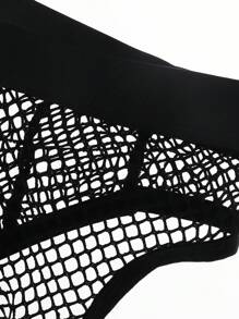 男士纯色性感镂空丁字裤内裤