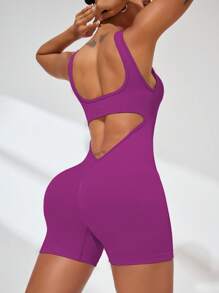 Core Rhythm Bộ đồ tập thể dục cho nữ, Bộ đồ tập yoga thời trang ôm vừa vặn - Màu đỏ tím - Xem 6