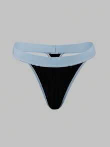NudeFit Women's Sexy Colorblock Sweet Sports Style Comfortable Thongs