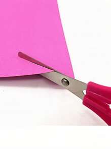 5Pcs Scissors Set - Built-In Scale,Tip,Versatile Cutting Scissors For Office And Craft Art Projects, Cutting Paper, Cards,And More,Back To School,School Supplies - Blue - View 8