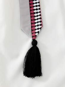 Set de 2 piezas con camisa de manga corta con cuello a cuadros y pantalón corto para niño - Blanco - Ver 8