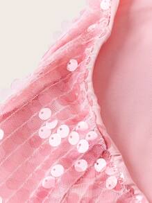 SHEIN EZwear Sexy Backless Rhinestone Decor Mini Slip Dress, Fashion For Women,Pastel Dresses For Women