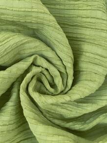 SHEIN VCAY Summer Outing Holiday Dating Romper, Summer Side Hollowed-Out Pleated Waist Casual Texture With Chest Romper, Summer Holiday Beach Romper, Back To School Dress, Very Simple Dress, Office Dress, Old Money Dress, Teacher Dress, Dating Dress, Going Out For Wedding Season BFF Afternoon Tea Party Festival Romper, Going Out For Music Festival Romper - Green - View 7