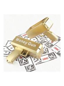 Raining Money Banknote Gun 100pcs Toy Money Fashion Party Outdoor Games Fun Funny Gift - Multicolor - View 2