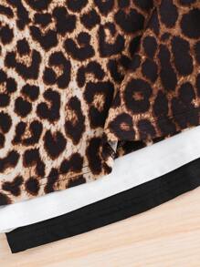 Young Girl 3pcs Set: Solid Color Knitted Sleeveless Top + Striped Knitted Sleeveless Top - Black - View 5