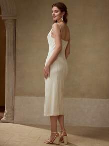 MOTF PREMIUM TEXTURED ZIPPER DRESS