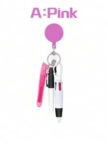 1 Set Nurse Pen Set - 1 Pc Highlighter Pen 1pc Marker Pen 1pc Retractable Ball Pen 1pc Nurse Retractable ID Name Badge Reel - Multicolor - View 10